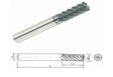超微粒系列—6刃平刀45度一标准刃长