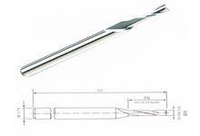 两刃立铣刀TF系列