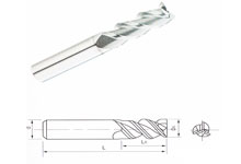 铝用刀系列—3刃平刀45度一标准刃长